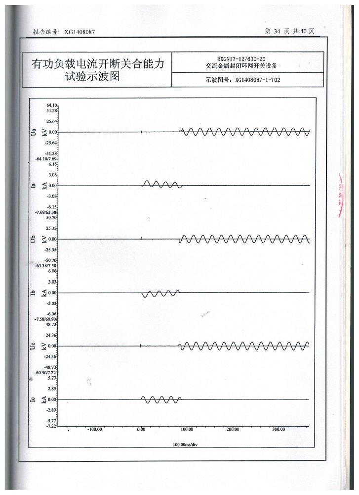 .交流金属封闭环网开关设备(630)型式试验报告(图36)