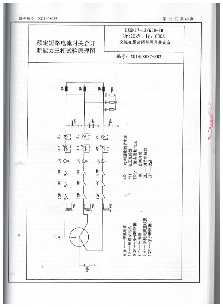 .交流金属封闭环网开关设备(630)型式试验报告(图27)