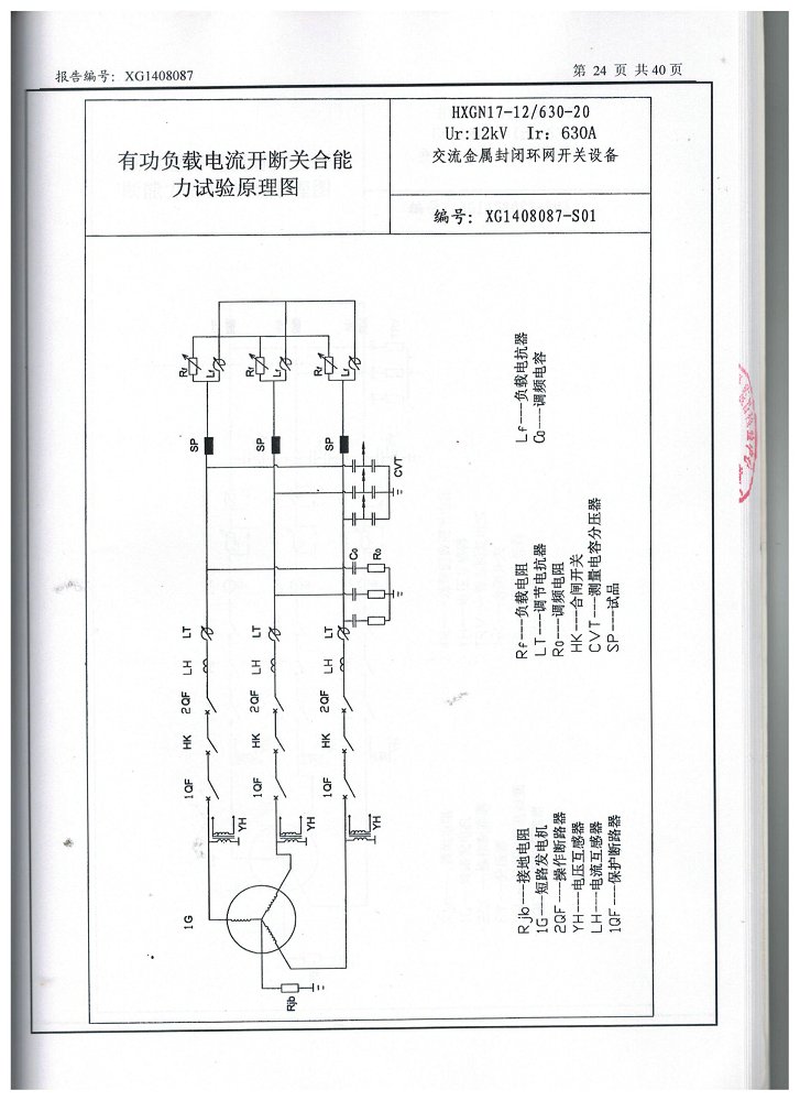 .交流金属封闭环网开关设备(630)型式试验报告(图26)