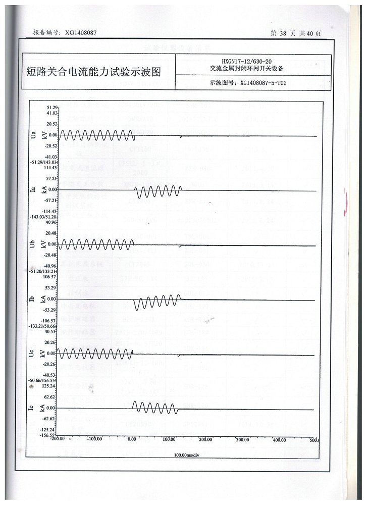 .交流金属封闭环网开关设备(630)型式试验报告(图40)